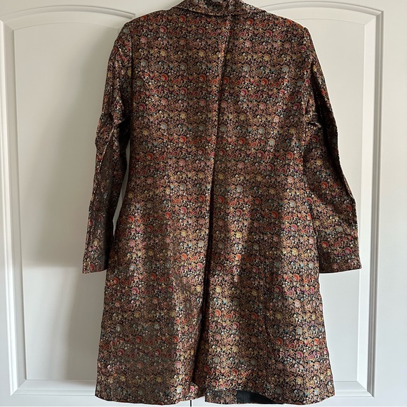 Vintage embroidered trench - Picture 4 of 11